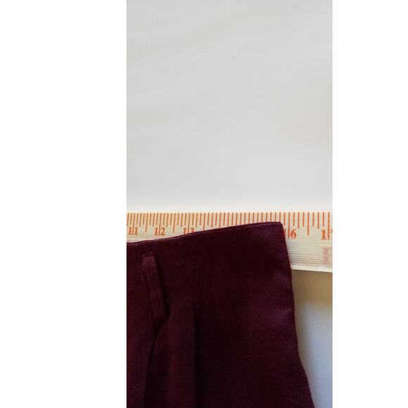 Vtg Requirements Womens Size 13/14 Skirt Pleated Front Pockets Belt Loops Red - Picture 4 of 5